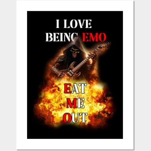 i love  being emo Posters and Art